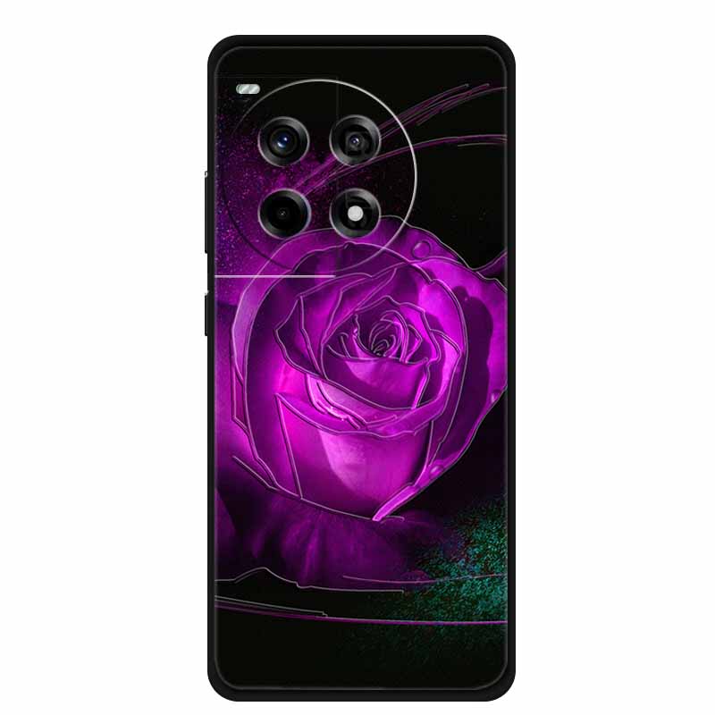 3D Relief Emboss Case For OnePlus 13 5G 11R Ace 3 2 Pro OnePlus 12R Phone Case Black Silicone Soft Back Cover Cases Funda Coque