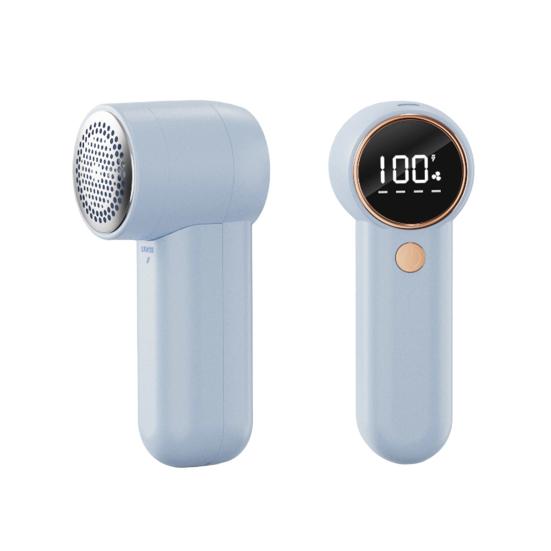 Electric Fabric Shaver Lint Remover Rechargeable Defuzzer with 3-Speed Pill Removal LED Display USB Charging Cable Lint Cutter