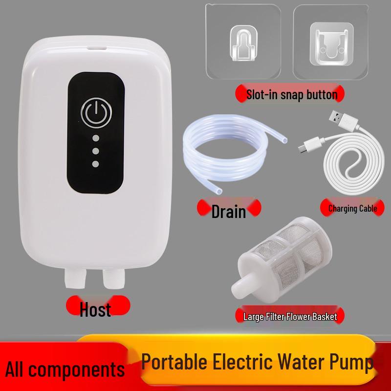 Rechargeable Self-Priming Electric Water Pump for Small Tanks