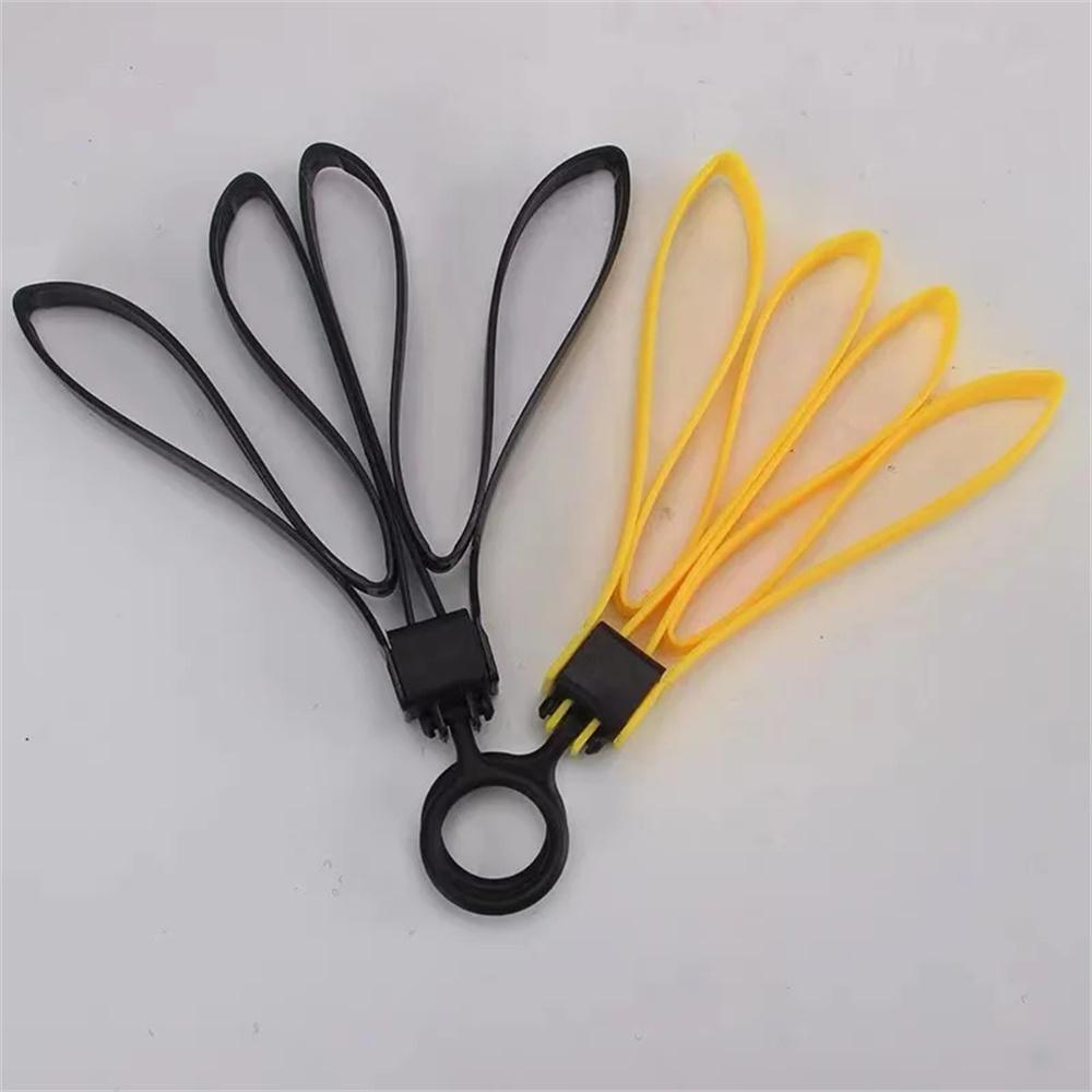 Tactical Plastic Cable Tie Band Handcuffs Sport Decorative Strap Sport Gear Disposable Cable Tie Yellow Military Gear