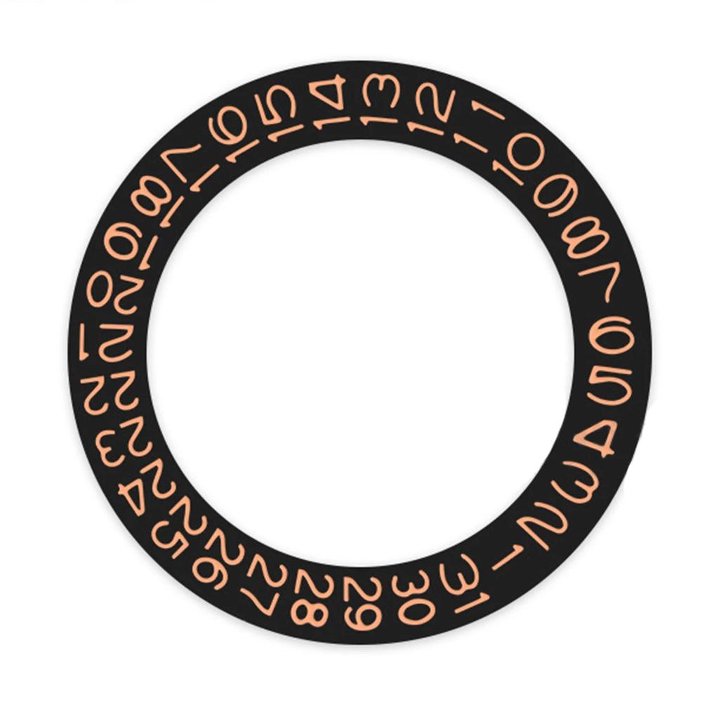 NH35 NH36 Date Dial Fits NH35 NH36 NH34 Movement SKX007 SKX009 Red Blue Black Automatic Mechanical Movt Day Date Dial Wheel