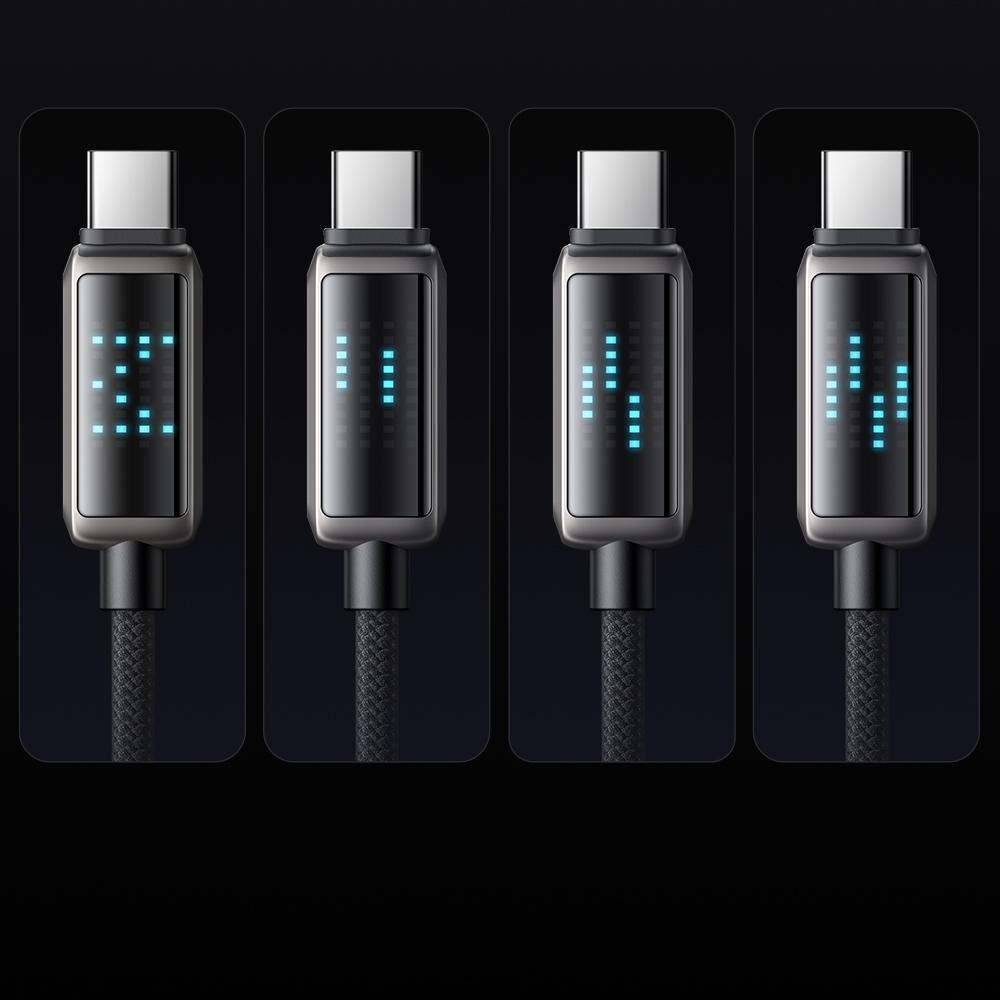 Mcdodo Usb-C Fast Charging Cable For Samsung Xiaomi Type C 6A 100W 1M Led