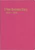 Hakubunkan 2026 A5 Business Raspberry 262 January 3-Year Diary, No. (Starts 2026)