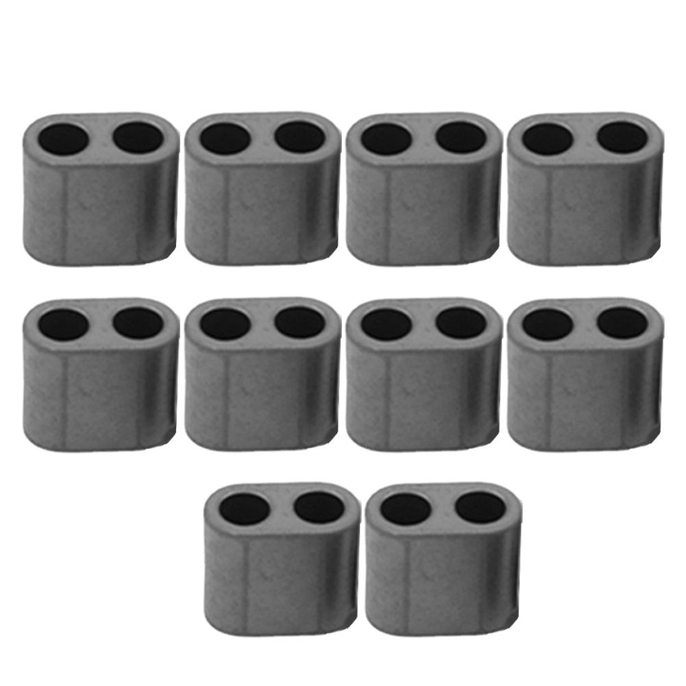 10pcs/set Toroids Ferrite Core Magnetic Ring Bead For Radio Frequency RF For RFC SWR  Double-Hole Magnetic Ring