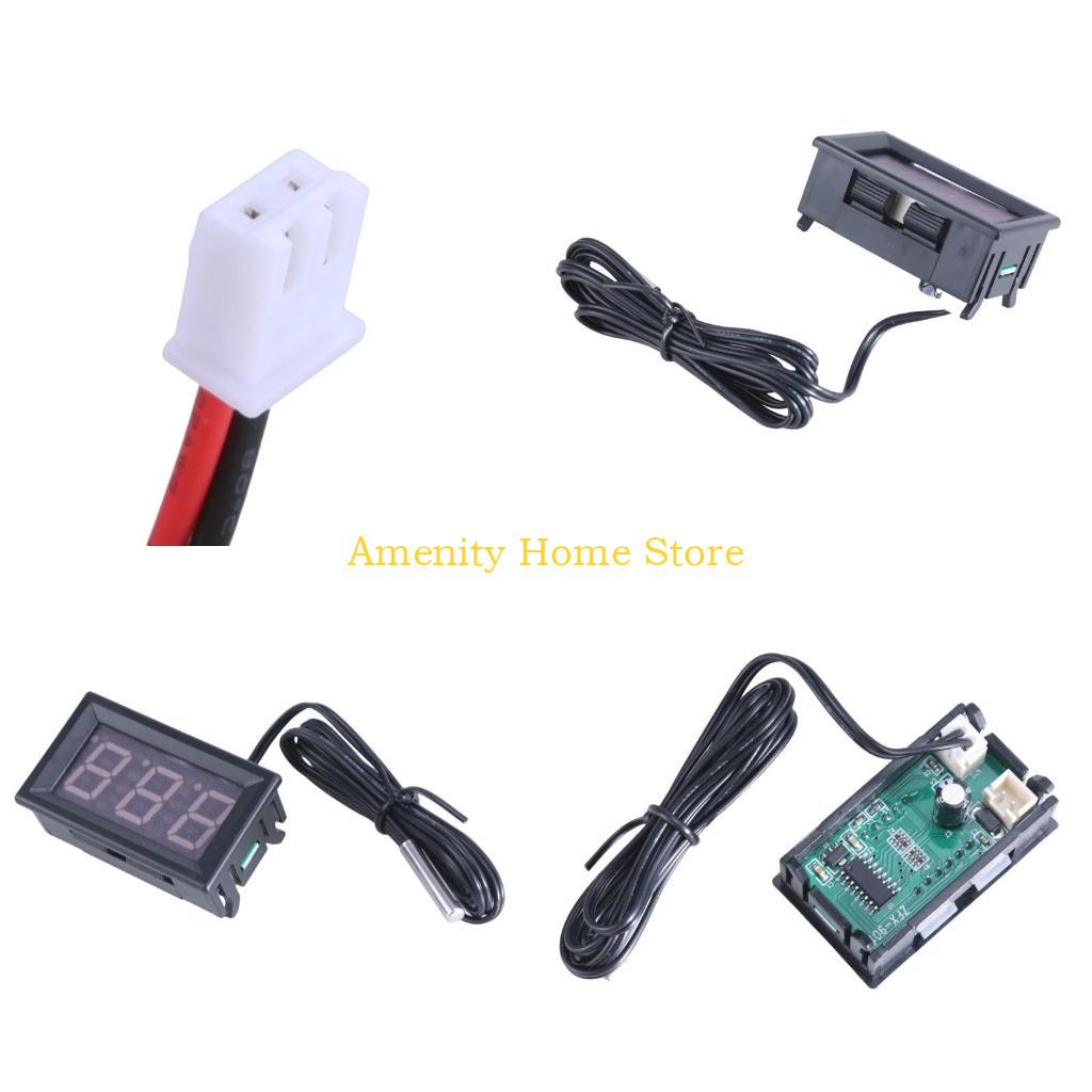 F26C Universal High Accuracy Embedded Temperature Gauge Monitor Temperature Meter Tester with for Workshops Facilities