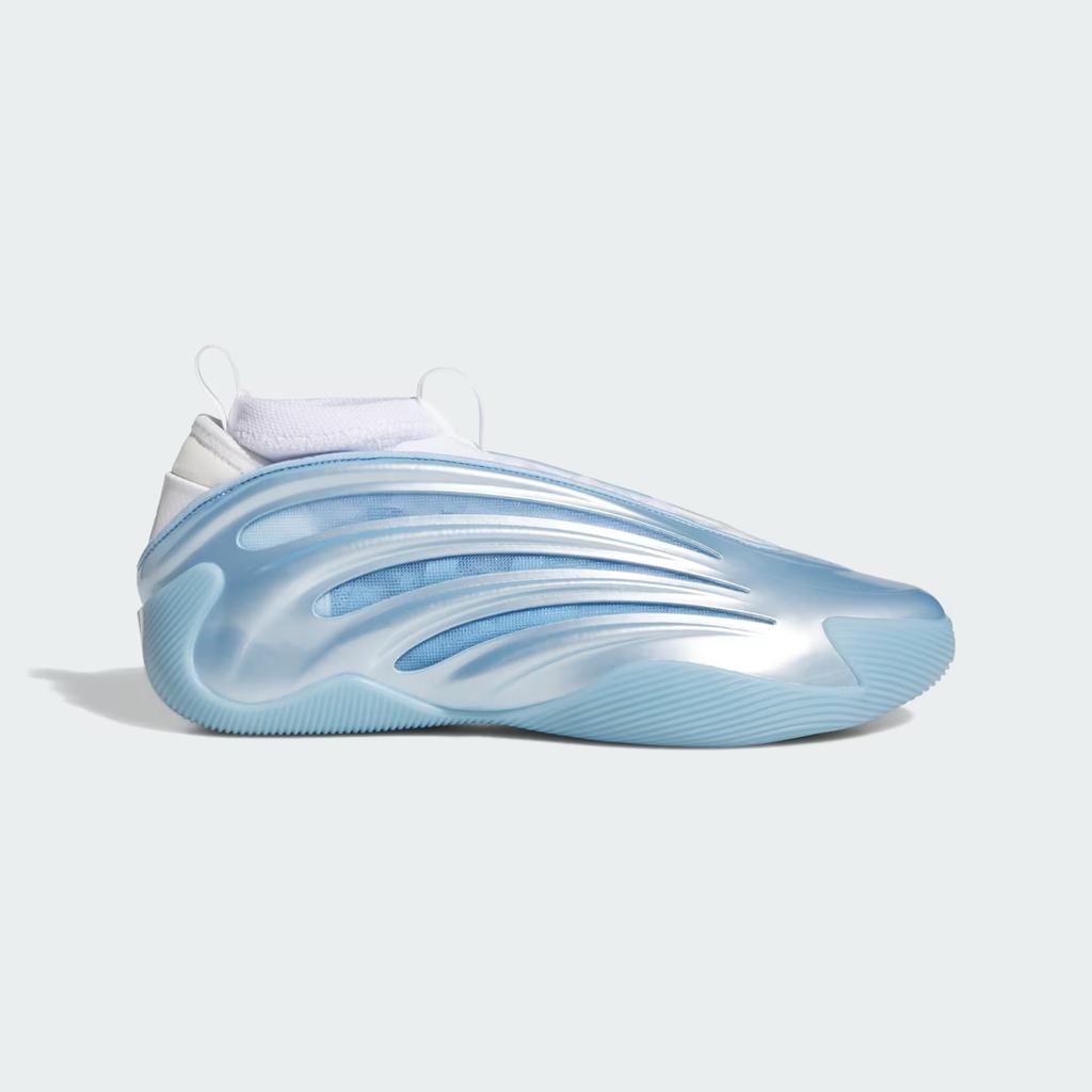 JH6482 adidas Harden Vol.9 Glow Blue Cloud White Core Black (Men's)