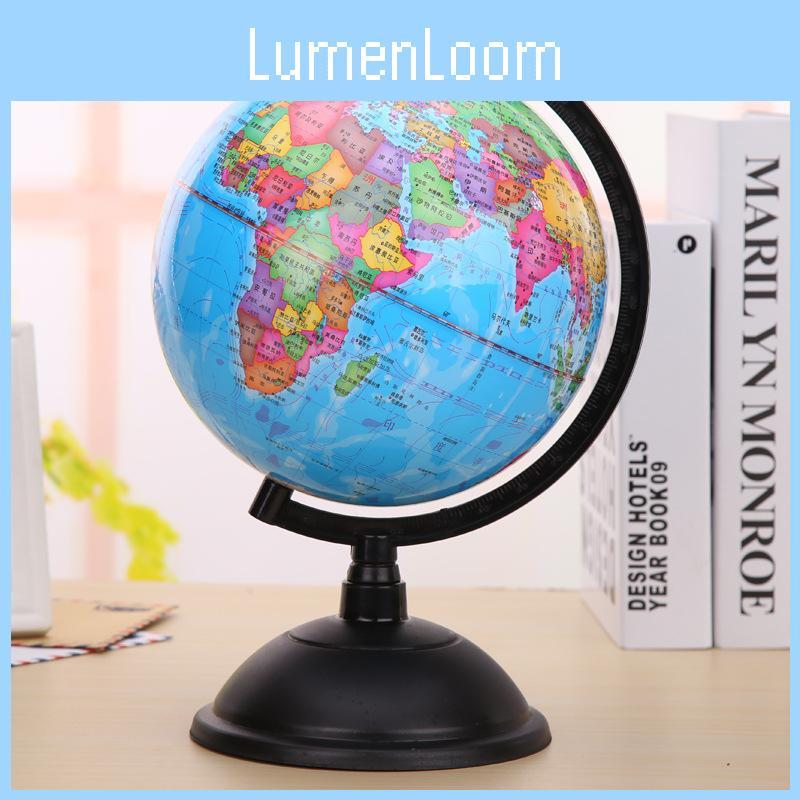 Langlebiger PVC-Lehrglobus 14,16 cm Ideal für Schüler mit zweisprachiger Beschriftung Englisch und Chinesisch