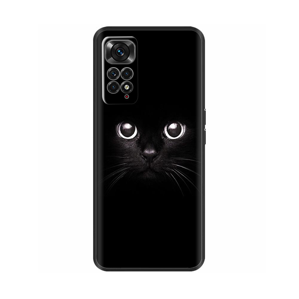 For Redmi Note 11s 11 Pro Case Soft Silicone Protection Back Covers For Xiaomi Redmi Note 11 11Pro Cases Note11 TPU Black Bumper
