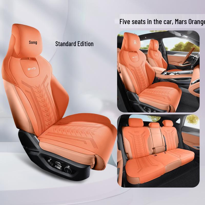 BYD Song L Universal Ventilated Seat Cushion: Four-Season, Semi-Enclosed, Breathable, Sports Minimalist Design