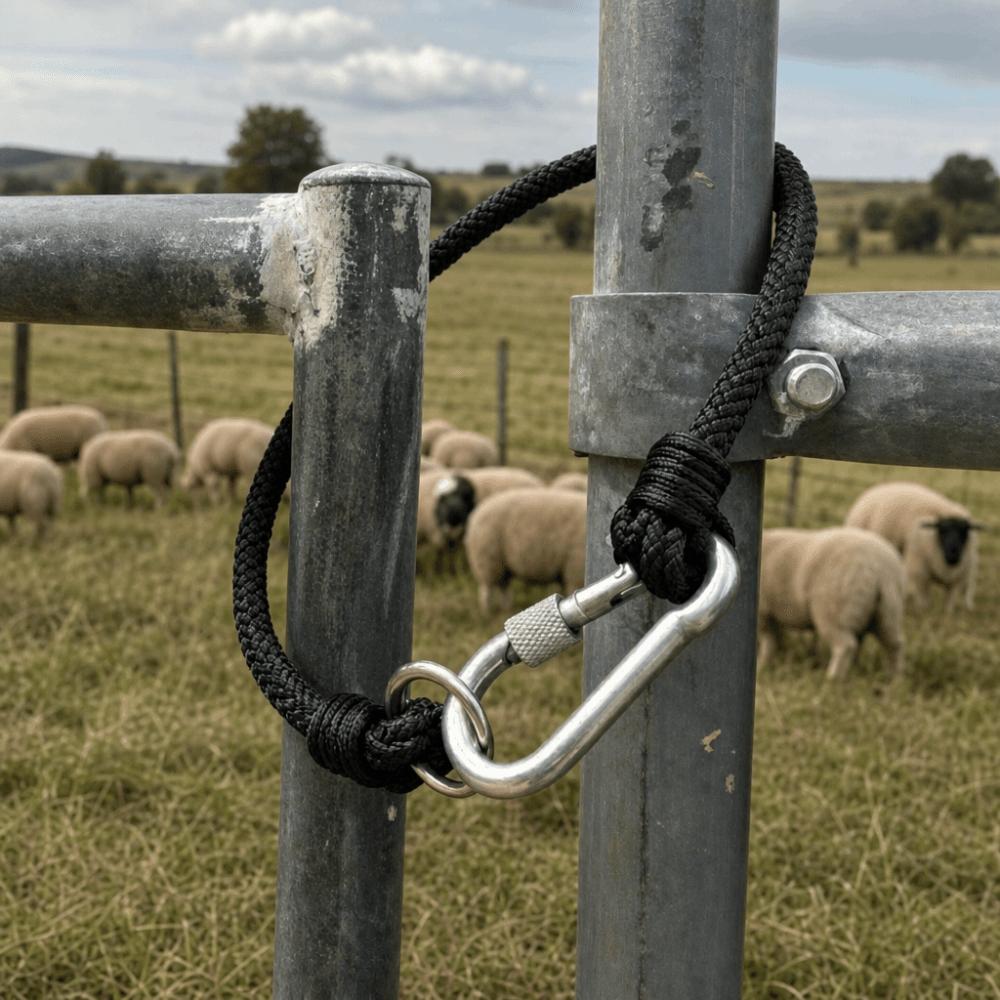 Weaving Rope Buckle Farm Anti-collision Door Lock Wear Resistant Stable Door Holder Paddock