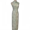 New Chinese national style blue high-end modified cheongsam 1011 new temperament thin daily texture summer dress