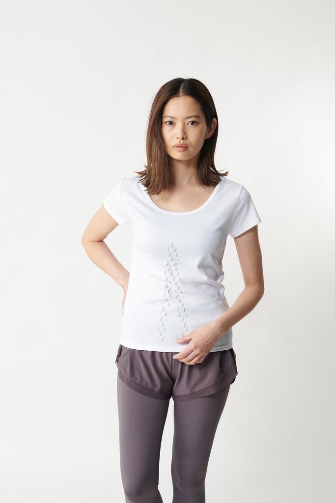 Revive Shirt Revive Half LL White Inner, Women's, Sleeve, (Height 158-168cm),