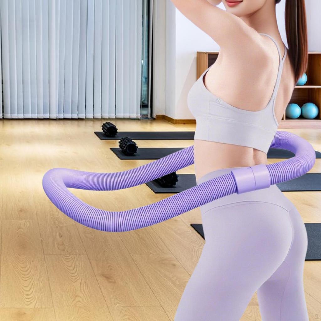 Fitness Hoop Abdomen Circle Accessories Exercise Equipment Weighted Spring