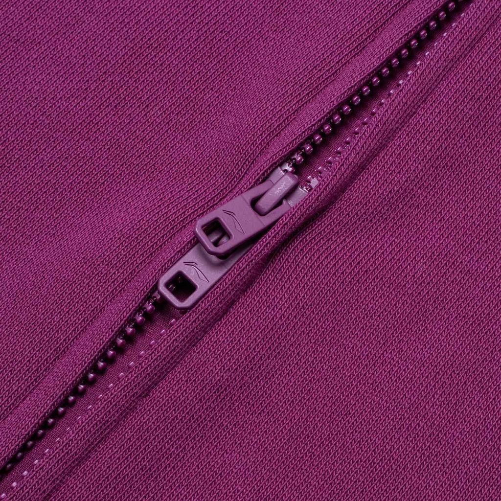 Li Ning X Bruce Lee Kollaboration Buchstaben-Print Lockerer Schnitt Hoodie Unisex Hoodies Lila AWDTC79-1