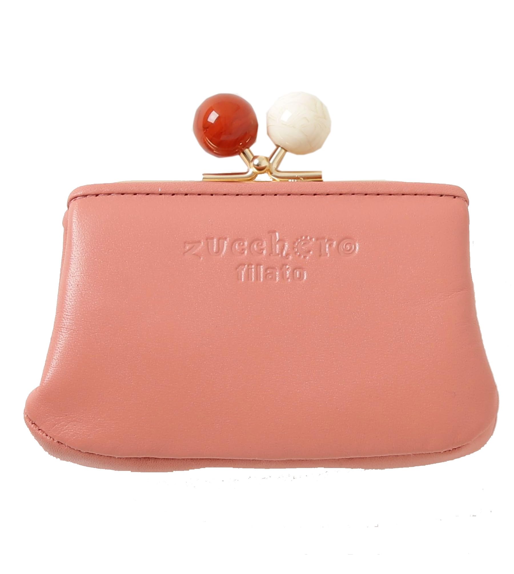 

[ZUCCHERO] Coin Purse with Clasp Closure, Women s, Genuine Leather, Made in Japan, Cowhide, Compact, Card Holder, Stylish, Cute, Easy to Use, Small Si