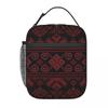 Palestinian Jordanian Insulated Lunch Bag for Women Office Cooler Thermal Food Box Tote Portable Lunch Boxes Container