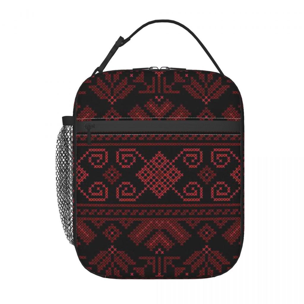 Palestinian Jordanian Insulated Lunch Bag for Women Office Cooler Thermal Food Box Tote Portable Lunch Boxes Container