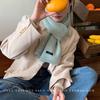 Korean Style Autumn and Winter Couples Thickened Wool Scarf Women's Warm Small Knitted Wool Scarf