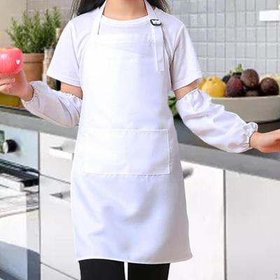 Children's Apron, Adjustable Aprons with Large Pocket, Kitchen Bib for Girls And