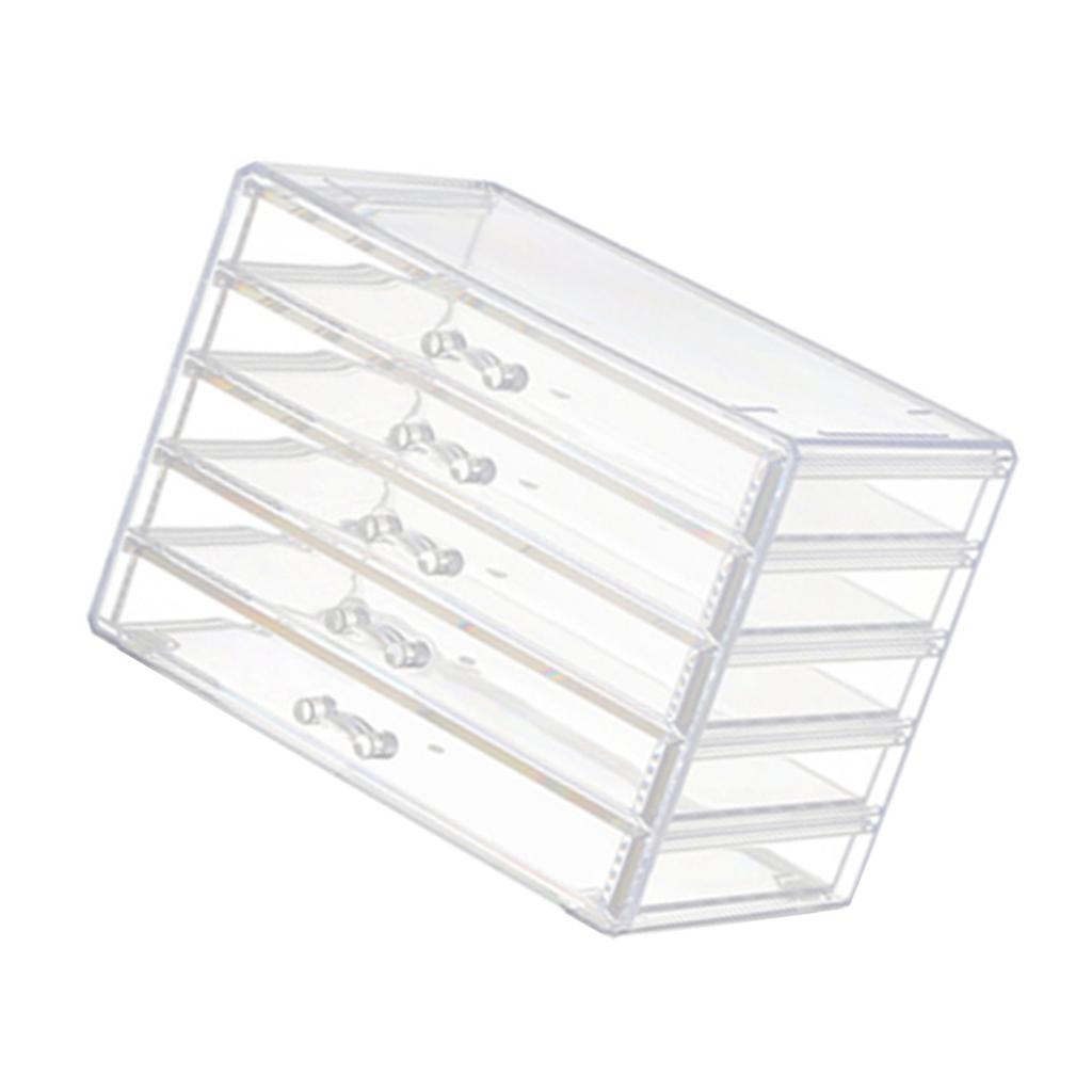 Dustproof Acrylic Organizers Drawers Space Saving Makeup and Jewelry Drawer Organizers with Easy Clean Acrylic Material