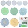 Mandala Diy Homemade Mold Coaster Crystal Dripping for Creative Silicone Mold Crystal Drip Placemat Mold for Diy Craft