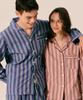 Seullipikaes Classical Bold Stripe Pajamas [Couple] 2 Set 2 C
