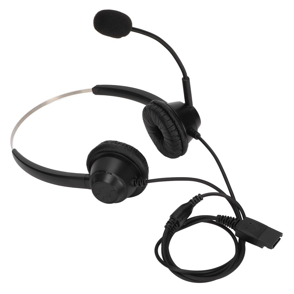 H360DQD Binaural Customer Service Headset Soft Noise Reduction Office Headset with Microphone for