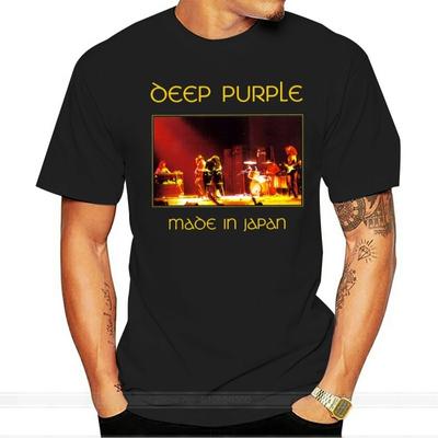 2026 Nuova Popolare Viola Intenso Made in Japan Leggenda del Rock Uomo Maglietta Nera Taglia S 3XL Maglietta alla Moda Uomo Cotone Marca Maglietta