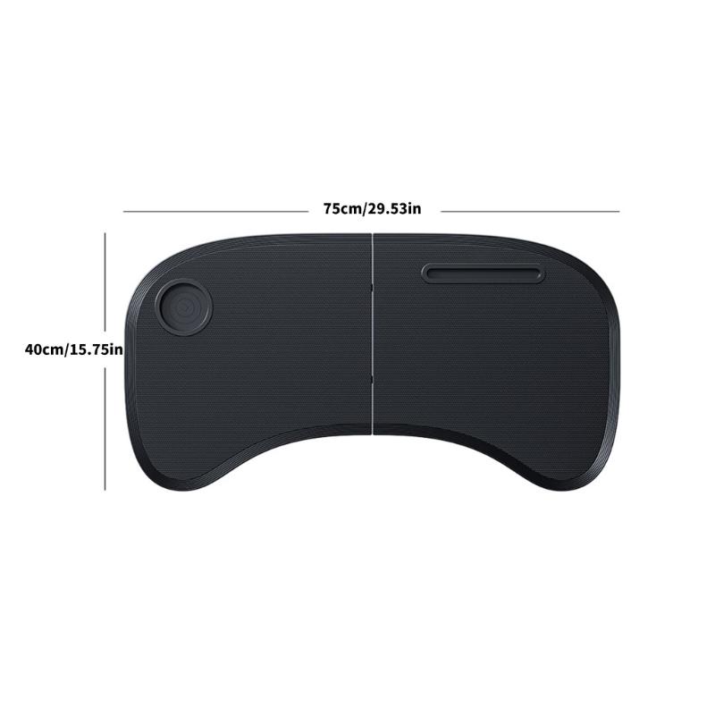 Front Passenger Foldable Table For Vehicles Snack Tray Workstation Steering Wheel Foldable Adjustable Tray Board