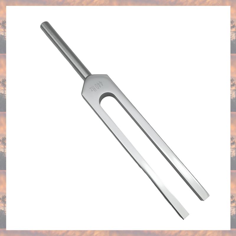 2025 Trend Aluminum Alloy Tuning Fork Tuning Fork Musical Instrument 440Hz With Hammer For Nervous System Testing Sound Healing