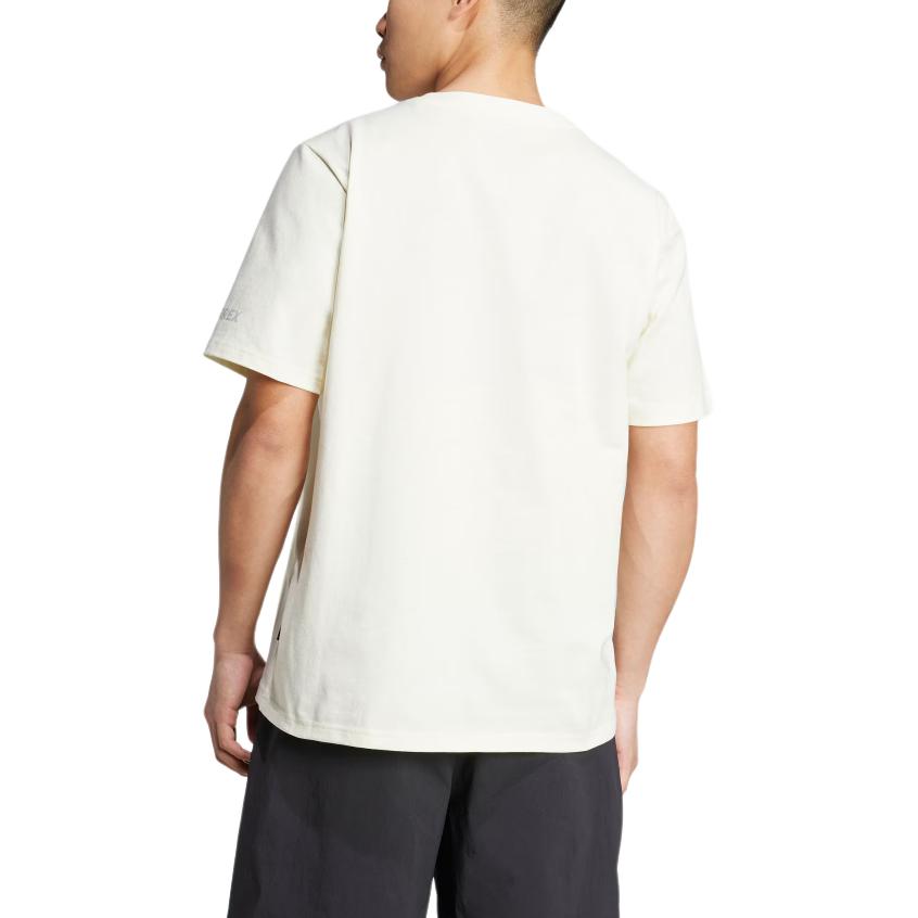 Adidas Terre POLYGIENE GRAPHIC T Shirt Unisex Ivory White KA3283