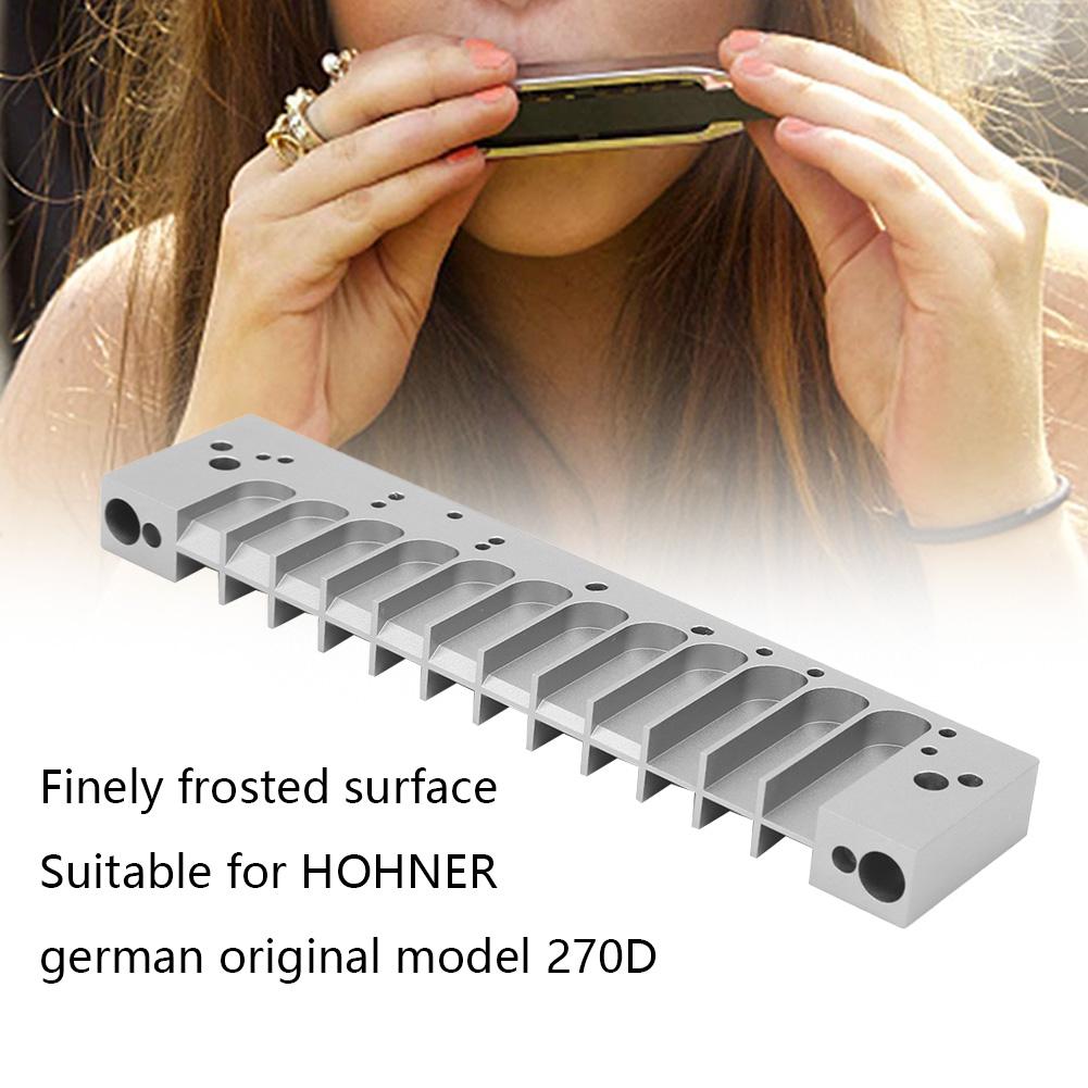 Harmonica Comb 12‑Hole Chromatic Scale for 270D Original 270 LA12 TOOTS Plate