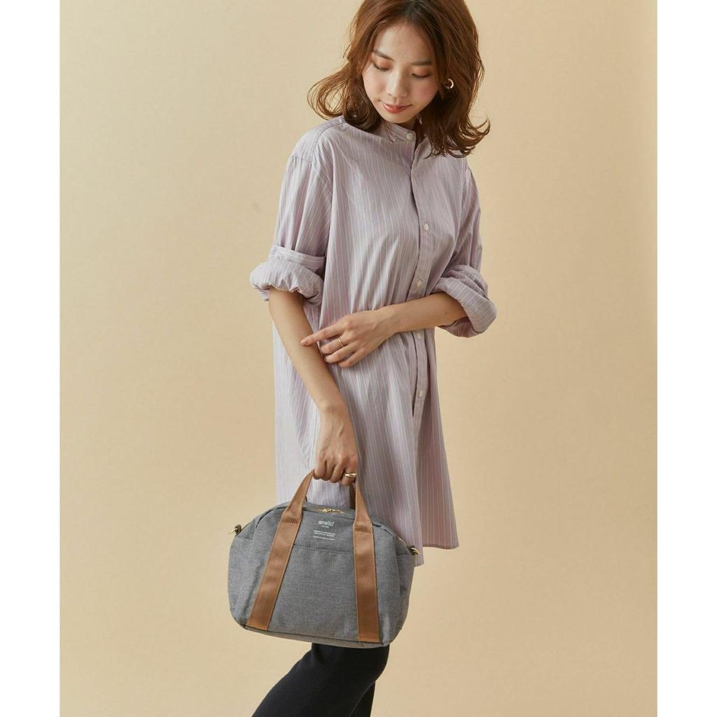 Mini Boston Bag B5 Multiple Storage CHUBBY ATC1835Z Gray [Anello]