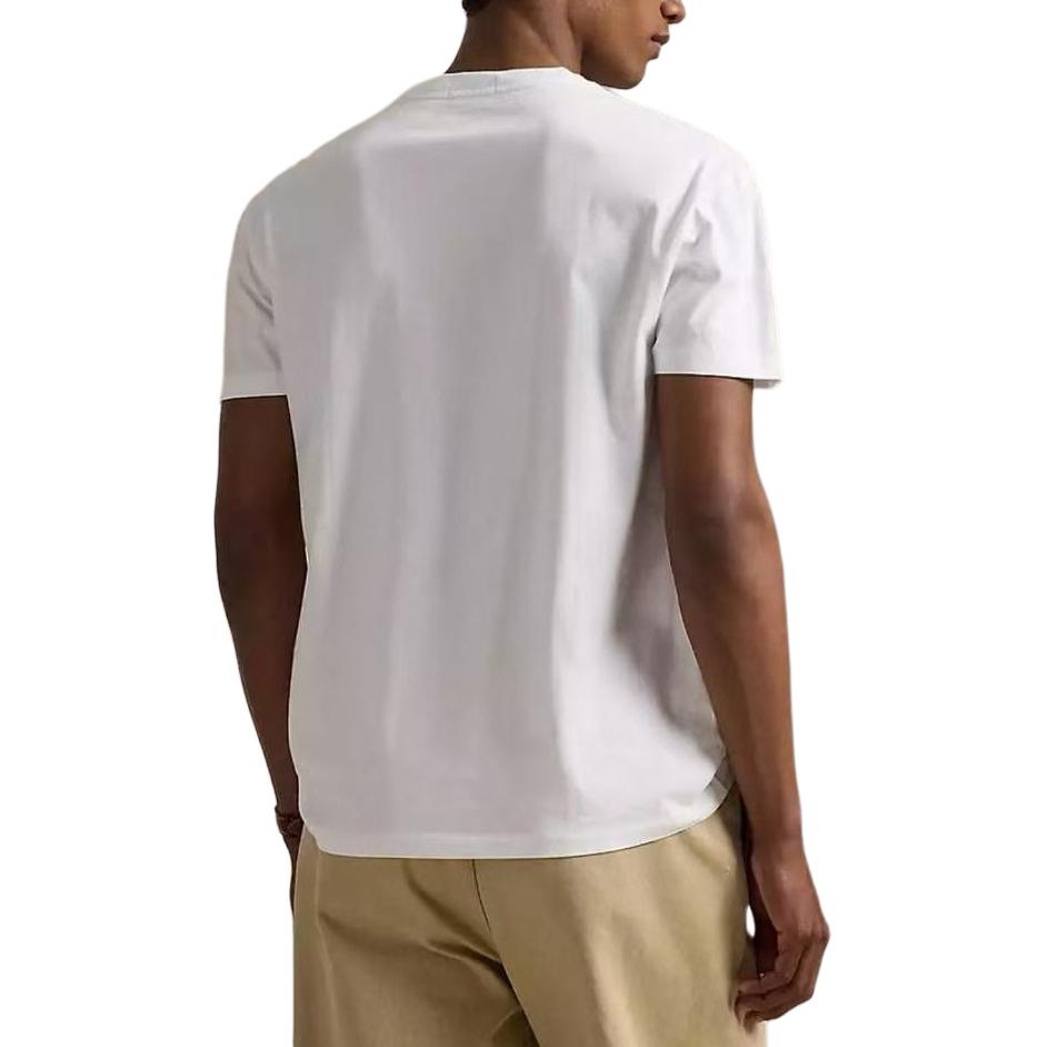 Polo Ralph Lauren FW25 Letter Print Cotton Short Sleeve Crew Neck T-Shirt Men Tops 710981152-002