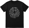 T-shirt Toile d'Araignée D STICKY COMPANY – T-shirt Noir Unisexe pour Hommes et Femmes – T-shirt Graphique Toile Gothique pour Halloween, Streetwear