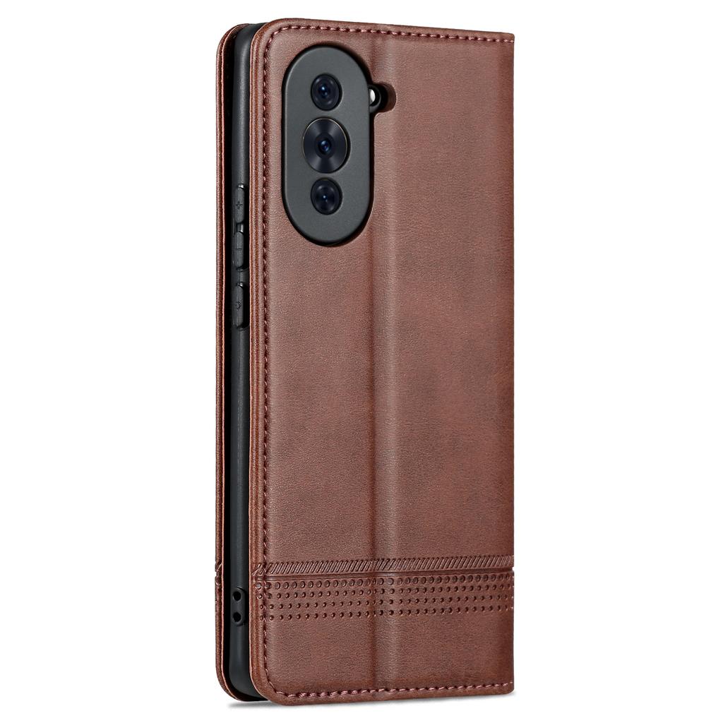 Custodia in Pelle Deluxe ad Adsorbimento Magnetico per Huawei Nova 10 / Nova 10 Pro Custodia Protettiva a Libro Aderente Fundas Coque