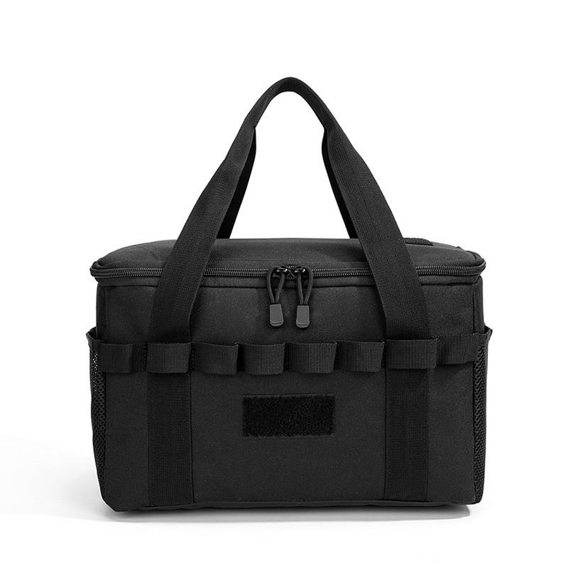 Large Zipper Camping Bag Anti-Crash Stove Cookware Carrying Bag Multifunctional Durable Camping Accessories Storage Organizer