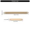 5Pieces Weaving Shuttle Natural Wood Weaving Sticks For Knitting Sweaters Scarf Rugs Wall Hanging Tapestry Crafting
