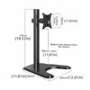 Adjustable Desktop Monitor Holder 14-27 Inches PC Screen Stand Bracket  Office
