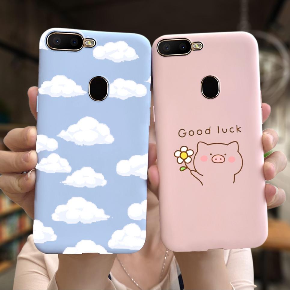 Pattern Phone Case For Oppo A5s OPPO AX5s Case Shockproof Matte Protection Back Cover For OppoA5s CPH1909 Silicone Capa OppoAX5s