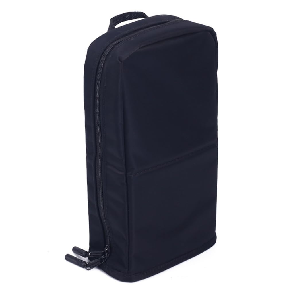 

Косметичка ideamall, Вертикальная, Большая вместимость, Дорожная, Держатель для кистей для макияжа, Устойчивая, Портативная, Черная