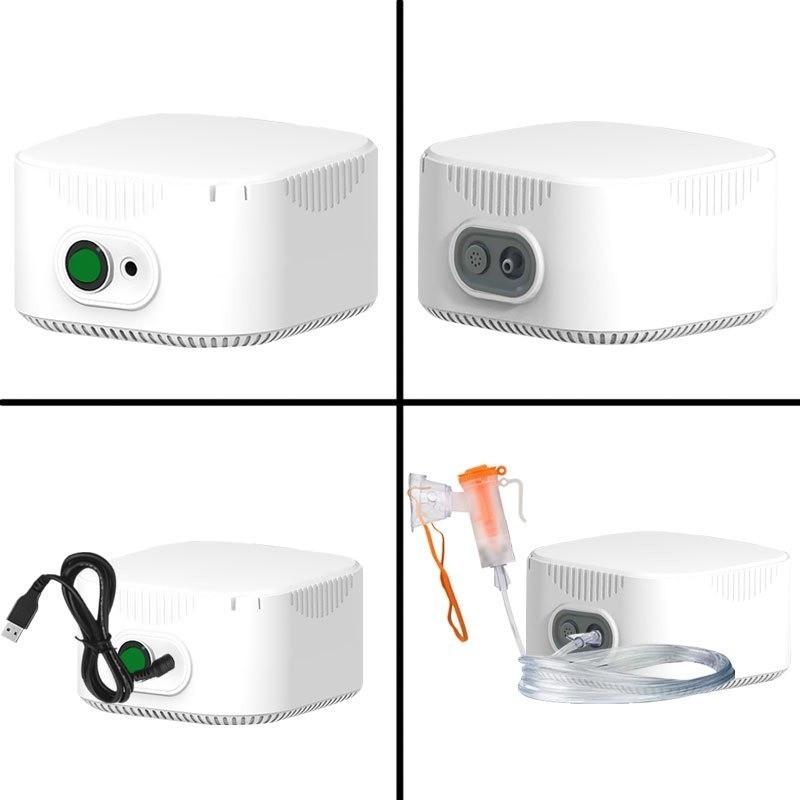 Heavy Duty Compact Nebulizer Adjustable Delicate Mist Asthma Compression Atomizer Kids Adults Micron Size Atomization Machine