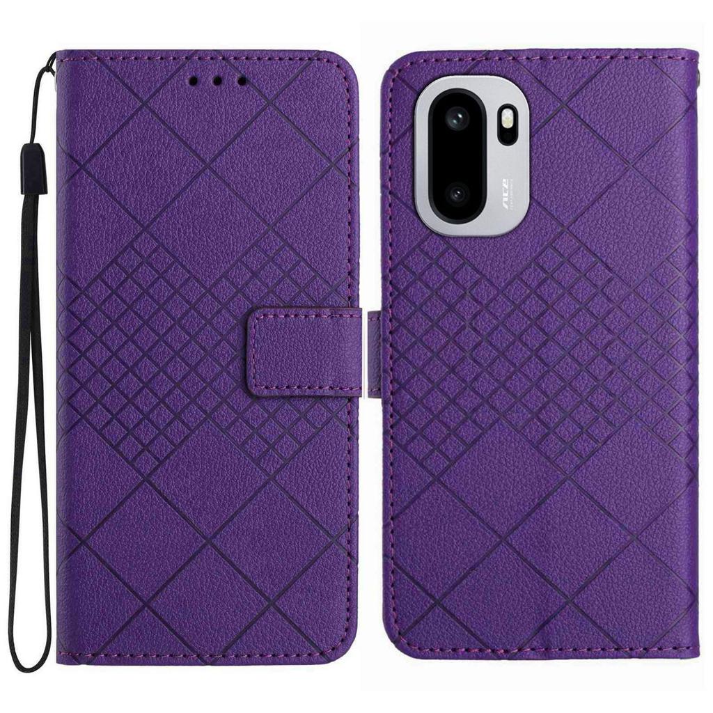 For OnePlus 15R 5G Case Wallet Imprint PU Leather Flip Folio Phone Cover