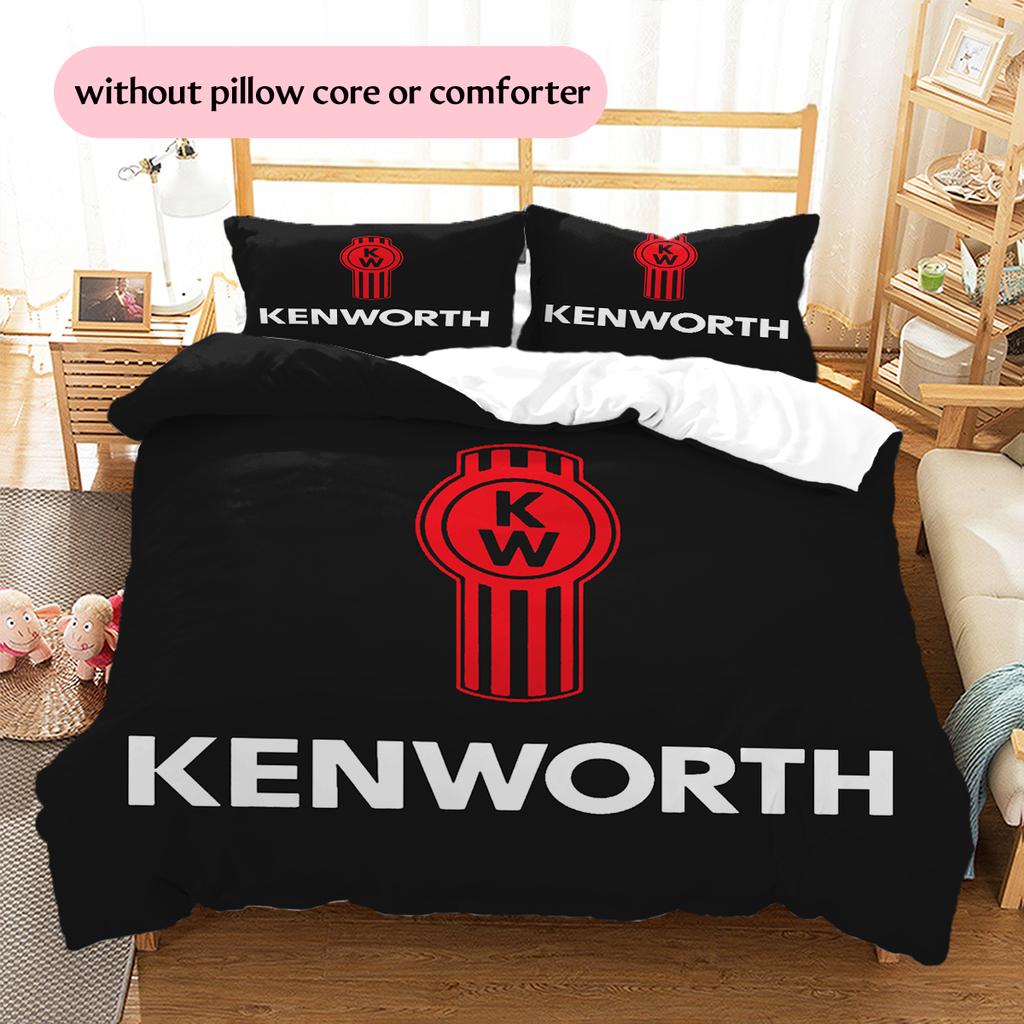 Kenworth Pattern Bedding Home Decoration Birthday Gift (1 * duvet cover + 2 * pillowcase, without core)