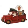 Regal Tidings Santa Van Snow Globe