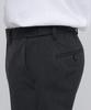 MUSINSA STANDARD Semi-Wide Slit Hidden Banding Slacks [Charcoal Gray]