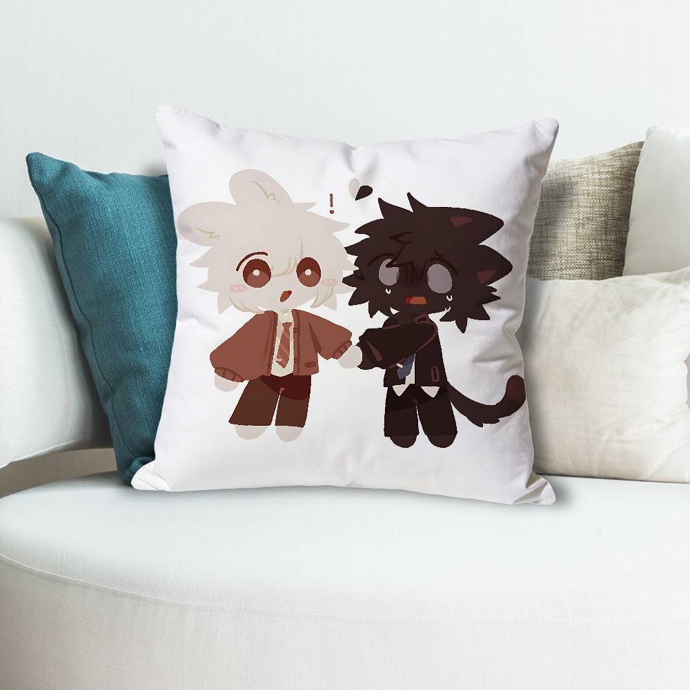 SSaihate SStation Spiel Anime Berühmtheit Merchandise AllMatch Bedruckter Kissenbezug Sofa Auto Büro Zimmer Dekoration Schutz