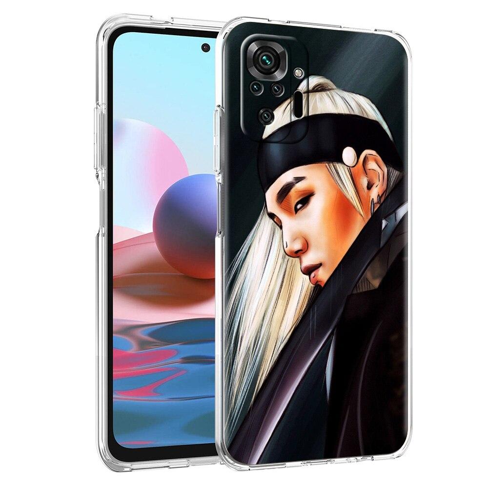 Phone Case For Xiaomi Poco X3 NFC M3 F3 Redmi Note 9S 9 8 10 Pro 7 8T 9C 9A 8A K40 Soft Silicone Clear Cover Coque Agust D Suga