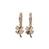 Luxury Flowers Dangle Earrings for Women Zirconia Earring Jewelry Wedding Party Accessories