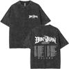 T-shirt Vintage Lavata Rapper Maluma Pretty Dirty Europet Tour Uomo Donna Moda Oversize Hip Hop Streetwear Maschile
